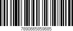 Código de barras (EAN, GTIN, SKU, ISBN): '7890665859685'