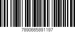 Código de barras (EAN, GTIN, SKU, ISBN): '7890665891197'