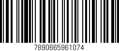 Código de barras (EAN, GTIN, SKU, ISBN): '7890665961074'