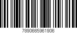 Código de barras (EAN, GTIN, SKU, ISBN): '7890665961906'