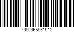 Código de barras (EAN, GTIN, SKU, ISBN): '7890665961913'