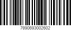 Código de barras (EAN, GTIN, SKU, ISBN): '7890693002602'