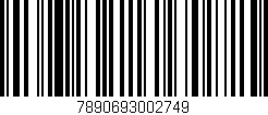Código de barras (EAN, GTIN, SKU, ISBN): '7890693002749'