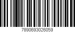 Código de barras (EAN, GTIN, SKU, ISBN): '7890693026059'