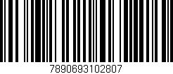 Código de barras (EAN, GTIN, SKU, ISBN): '7890693102807'