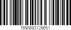Código de barras (EAN, GTIN, SKU, ISBN): '7890693129651'