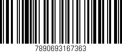 Código de barras (EAN, GTIN, SKU, ISBN): '7890693167363'