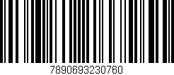 Código de barras (EAN, GTIN, SKU, ISBN): '7890693230760'