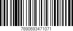 Código de barras (EAN, GTIN, SKU, ISBN): '7890693471071'