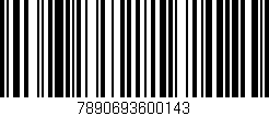 Código de barras (EAN, GTIN, SKU, ISBN): '7890693600143'