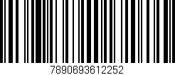 Código de barras (EAN, GTIN, SKU, ISBN): '7890693612252'