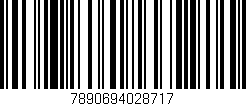 Código de barras (EAN, GTIN, SKU, ISBN): '7890694028717'