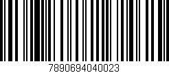 Código de barras (EAN, GTIN, SKU, ISBN): '7890694040023'