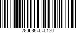 Código de barras (EAN, GTIN, SKU, ISBN): '7890694040139'