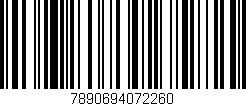 Código de barras (EAN, GTIN, SKU, ISBN): '7890694072260'
