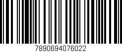 Código de barras (EAN, GTIN, SKU, ISBN): '7890694076022'