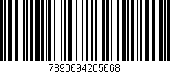 Código de barras (EAN, GTIN, SKU, ISBN): '7890694205668'
