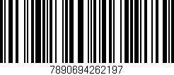 Código de barras (EAN, GTIN, SKU, ISBN): '7890694262197'