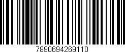 Código de barras (EAN, GTIN, SKU, ISBN): '7890694269110'