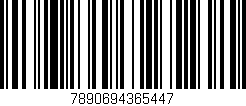 Código de barras (EAN, GTIN, SKU, ISBN): '7890694365447'