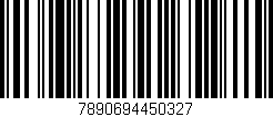 Código de barras (EAN, GTIN, SKU, ISBN): '7890694450327'