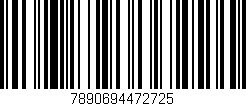 Código de barras (EAN, GTIN, SKU, ISBN): '7890694472725'