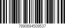 Código de barras (EAN, GTIN, SKU, ISBN): '7890694509537'