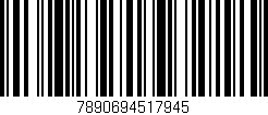 Código de barras (EAN, GTIN, SKU, ISBN): '7890694517945'