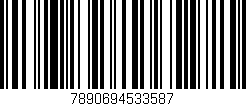 Código de barras (EAN, GTIN, SKU, ISBN): '7890694533587'
