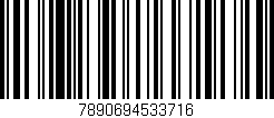Código de barras (EAN, GTIN, SKU, ISBN): '7890694533716'