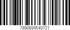 Código de barras (EAN, GTIN, SKU, ISBN): '7890694540721'