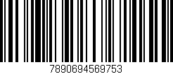 Código de barras (EAN, GTIN, SKU, ISBN): '7890694569753'