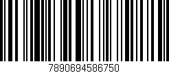 Código de barras (EAN, GTIN, SKU, ISBN): '7890694586750'