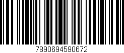 Código de barras (EAN, GTIN, SKU, ISBN): '7890694590672'