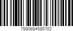 Código de barras (EAN, GTIN, SKU, ISBN): '7890694590702'