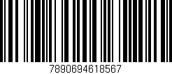 Código de barras (EAN, GTIN, SKU, ISBN): '7890694618567'