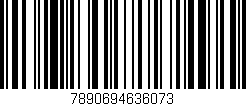 Código de barras (EAN, GTIN, SKU, ISBN): '7890694636073'