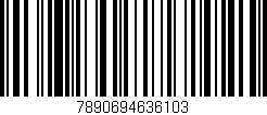 Código de barras (EAN, GTIN, SKU, ISBN): '7890694636103'