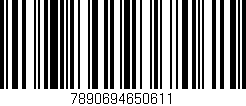Código de barras (EAN, GTIN, SKU, ISBN): '7890694650611'