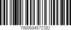 Código de barras (EAN, GTIN, SKU, ISBN): '7890694672392'