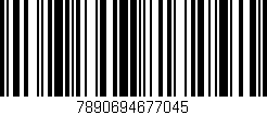 Código de barras (EAN, GTIN, SKU, ISBN): '7890694677045'