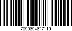 Código de barras (EAN, GTIN, SKU, ISBN): '7890694677113'