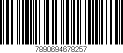 Código de barras (EAN, GTIN, SKU, ISBN): '7890694678257'