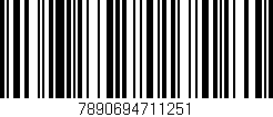 Código de barras (EAN, GTIN, SKU, ISBN): '7890694711251'