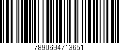 Código de barras (EAN, GTIN, SKU, ISBN): '7890694713651'