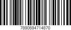 Código de barras (EAN, GTIN, SKU, ISBN): '7890694714870'