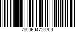 Código de barras (EAN, GTIN, SKU, ISBN): '7890694738708'
