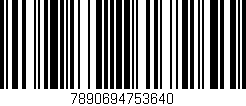 Código de barras (EAN, GTIN, SKU, ISBN): '7890694753640'