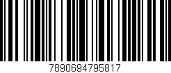 Código de barras (EAN, GTIN, SKU, ISBN): '7890694795817'