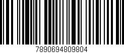Código de barras (EAN, GTIN, SKU, ISBN): '7890694809804'